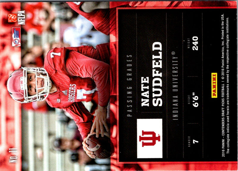 2016 Panini Nate Sudfeld