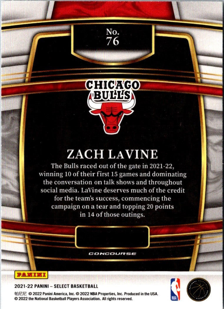 2021 Panini Select Zach LaVine