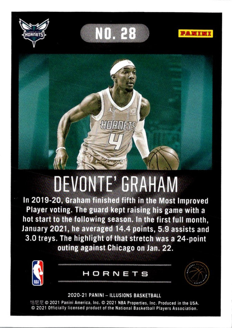 2020 Panini Illusions Devonte' Graham