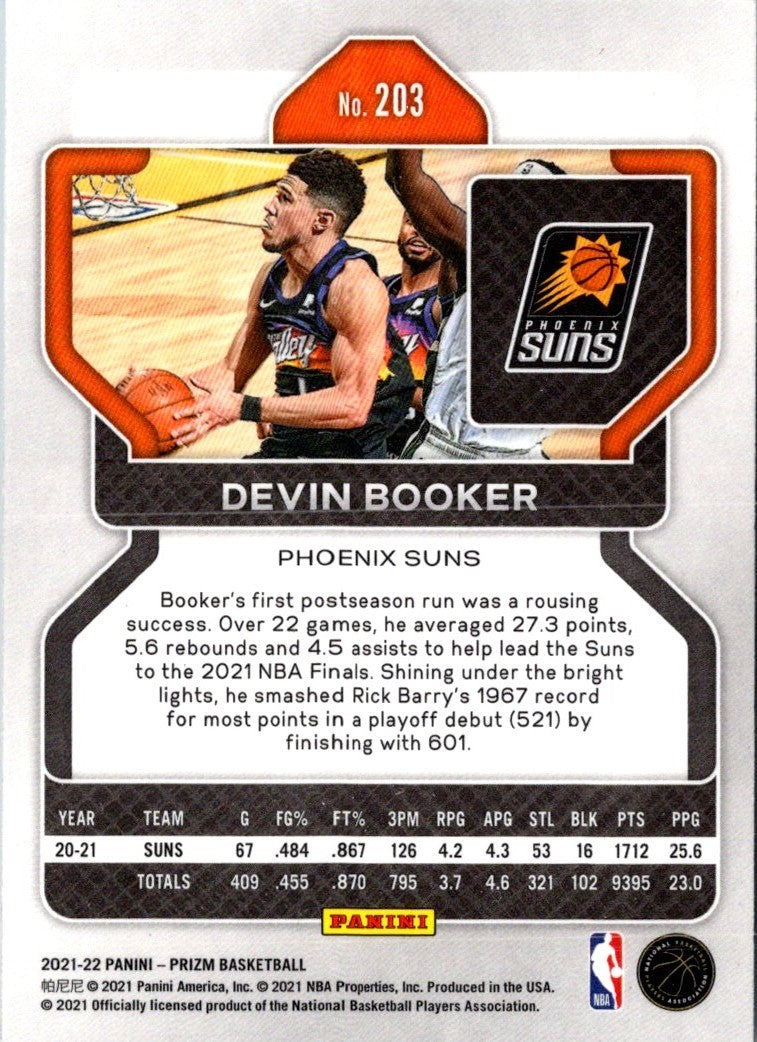 2021 Panini Prizm Devin Booker