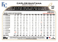 2022 Topps Chrome Carlos Santana #143