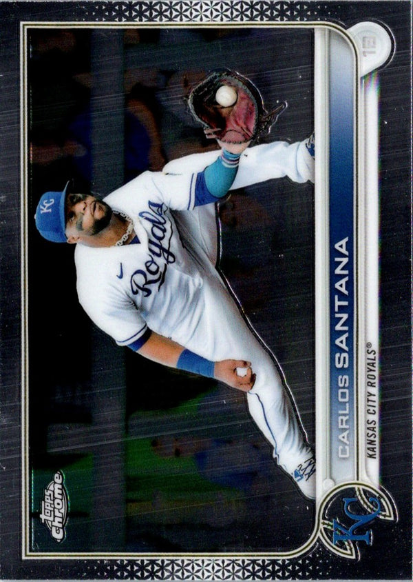 2022 Topps Chrome Carlos Santana #143