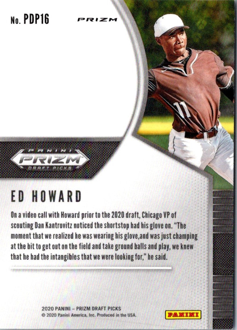 2020 Panini Contenders Draft Pick Ticket Ed Howard