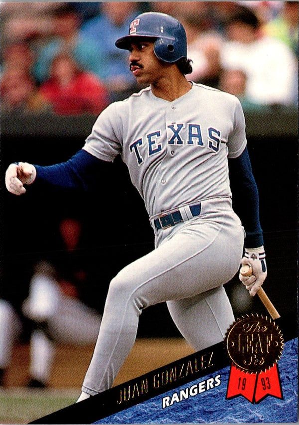 1993 Leaf Juan Gonzalez #170