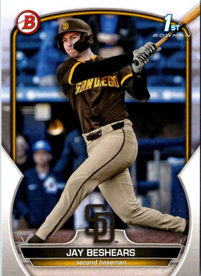 2023 Bowman Draft Jay Beshears #BD-166 Rookie
