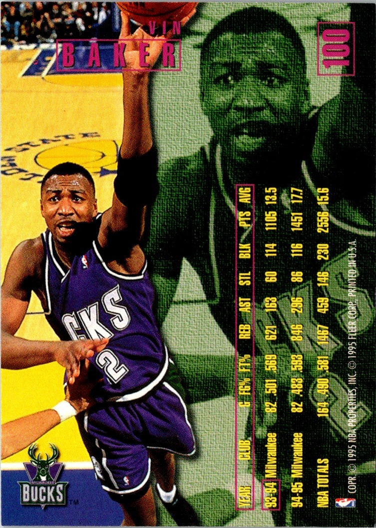 1995 Fleer European Vin Baker