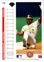 1992 Upper Deck Dave Henderson #172