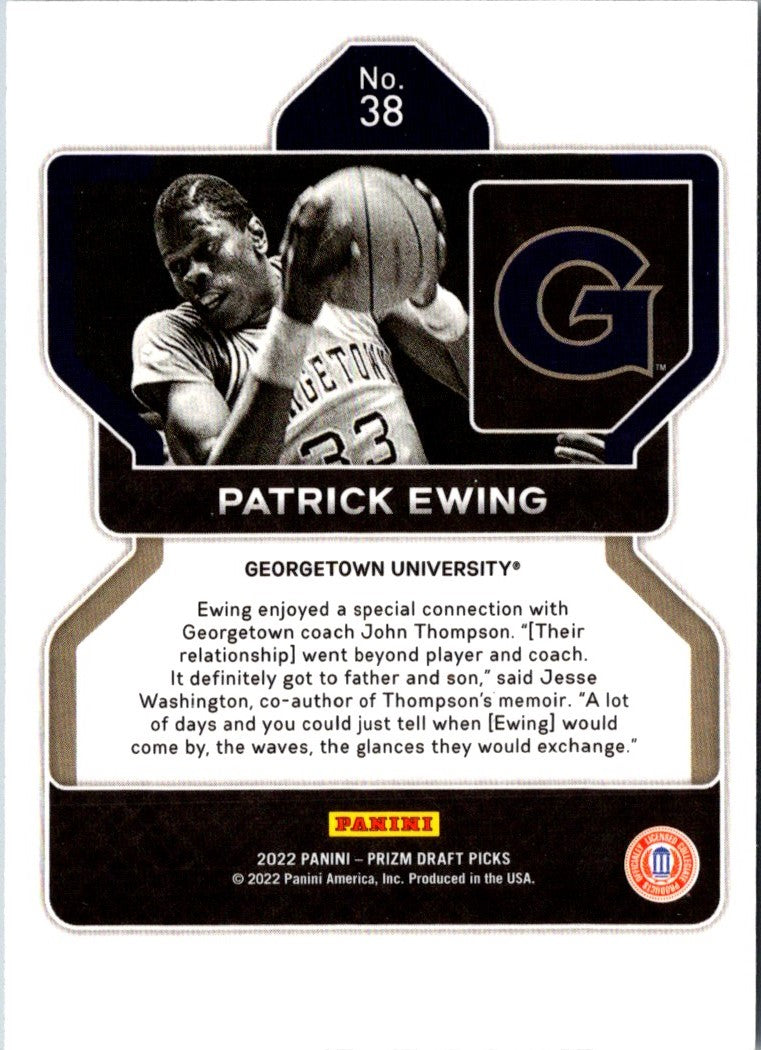 2022 Panini Prizm Draft Picks Blue Patrick Ewing