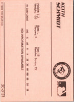 1989 Star Bluefield Orioles Keith Schmidt #20