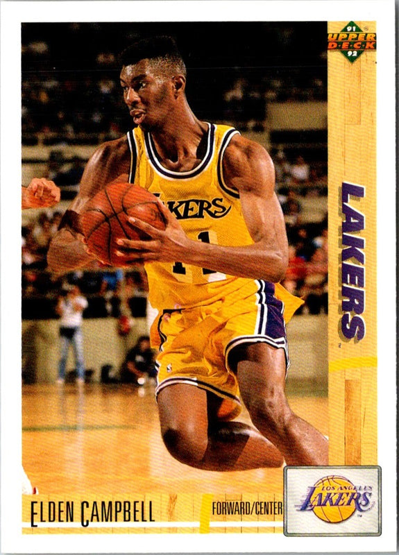 1991 Upper Deck Paris McDonald's Open Elden Campbell #M1