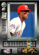 1996 Metal Universe Juan Gonzalez