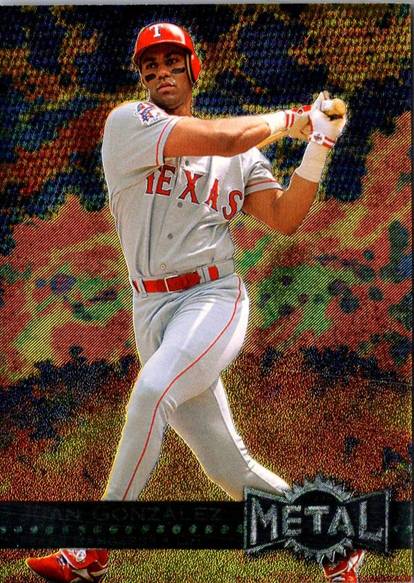 1996 Metal Universe Juan Gonzalez #113