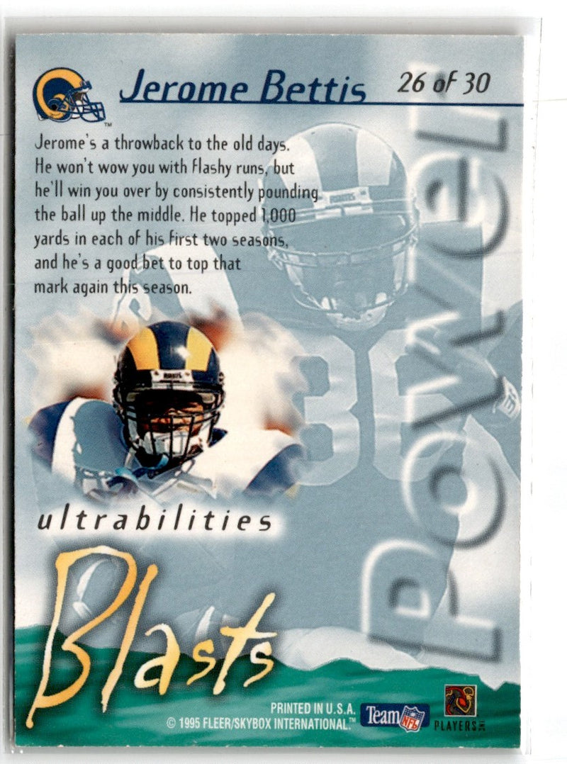 1995 Ultra Ultrabilities Jerome Bettis