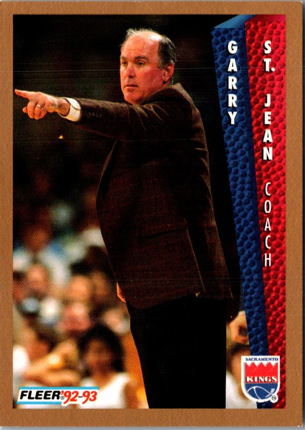 1992 Fleer Garry St. Jean #197 Rookie