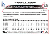 2022 Topps Update Hanser Alberto #US196