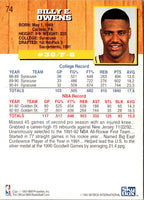 1993 Hoops Billy Owens #74
