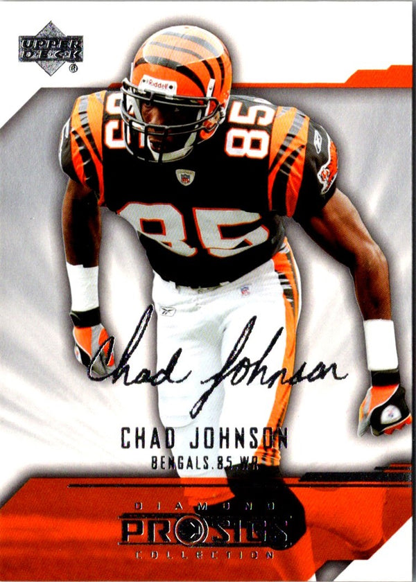 2004 UD Diamond Pro Sigs Chad Johnson #18