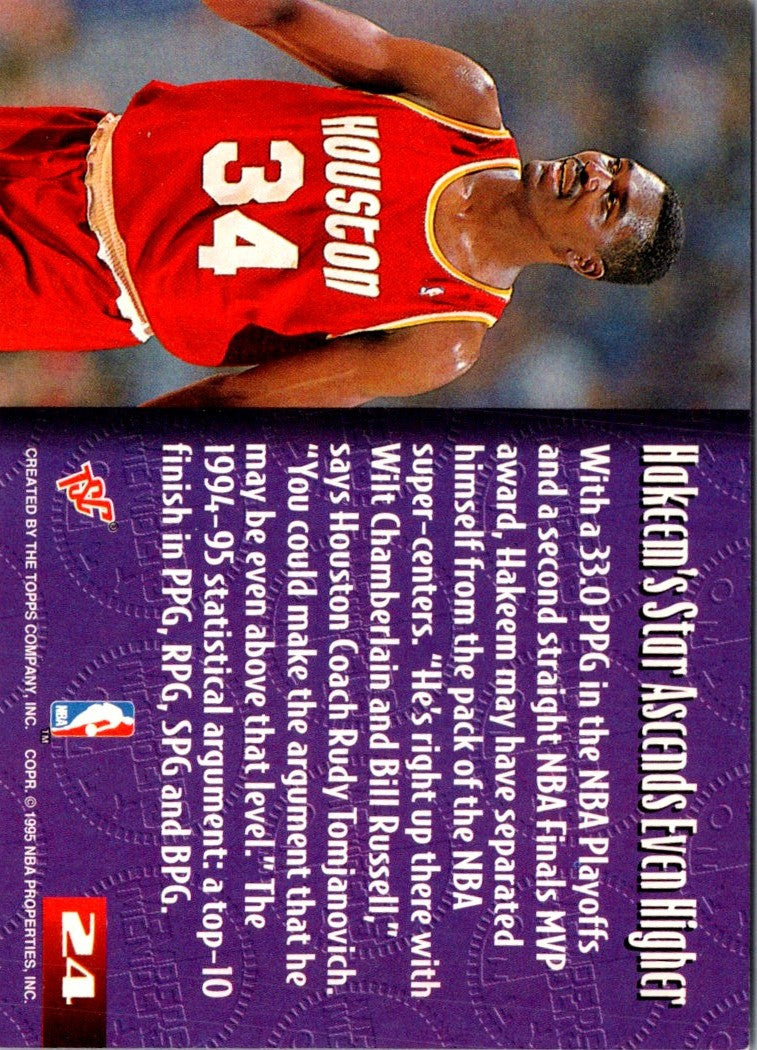 1994 Stadium Club Members Only 50 Hakeem Olajuwon