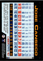 1995 Topps CyberStats (Spectralight) Jose Canseco #161