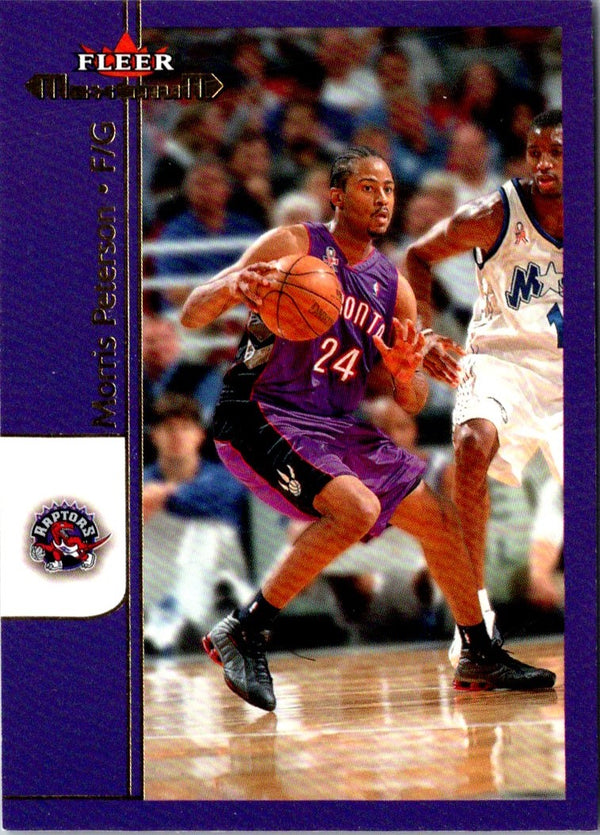 2001 Fleer Maximum Morris Peterson #116