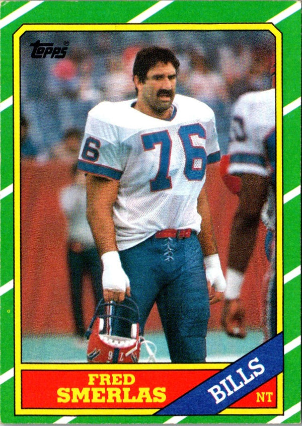 1986 Topps Fred Smerlas #390