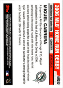 2006 Topps Updates & Highlights Miguel Cabrera