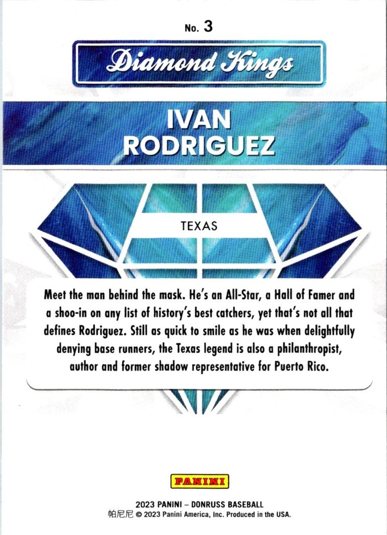 2023 Donruss Ivan Rodriguez