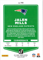 2021 Donruss Press Proof Blue Jalen Mills #113