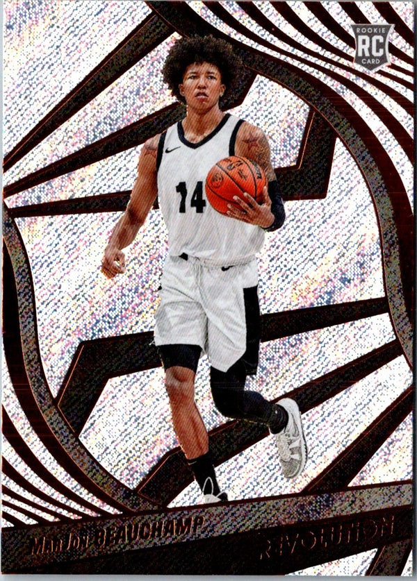 2022 Panini Chronicles Draft Picks Revolution MarJon Beauchamp #29