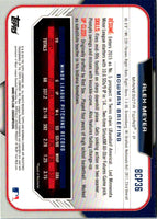 2015 Bowman Chrome Prospects Alex Meyer #BCP36