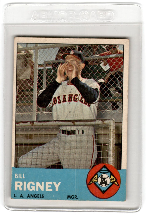 1963 Topps Bill Rigney #294 VG-EX