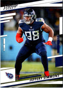 2022 Panini Prizm Blue Jeffery Simmons