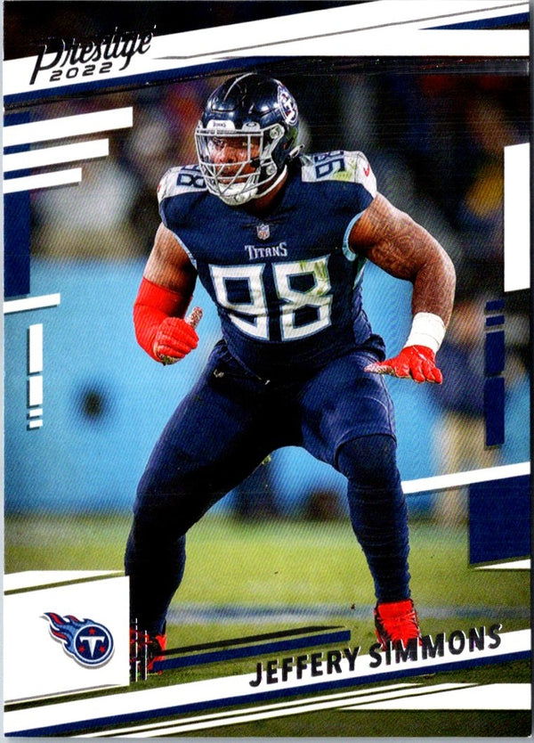 2022 Panini Prizm Blue Jeffery Simmons #289