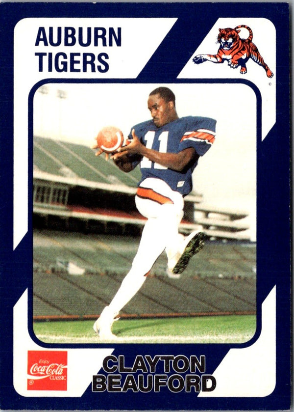 1989 Collegiate Collection Auburn Coke 580 Clayton Beauford #128