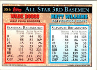 1994 Topps Matt Williams/Wade Boggs #386