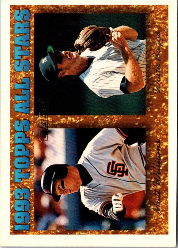 1994 Topps Matt Williams/Wade Boggs #386