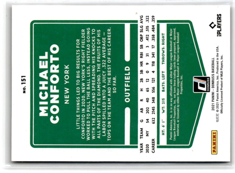 2021 Donruss Red Michael Conforto