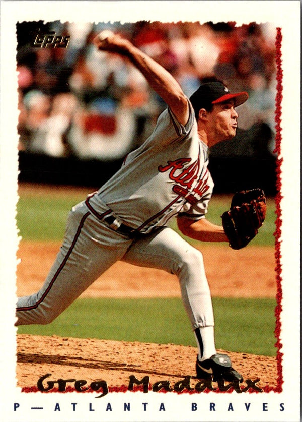 1995 Topps Finest Bronze Greg Maddux #2