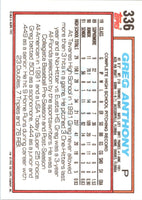 1992 Topps Greg Anthony #336 Rookie