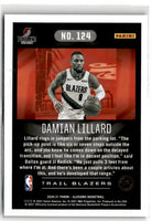 2020 Panini Illusions Damian Lillard #124
