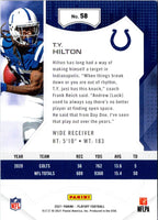 2021 Panini Playoff T.Y. Hilton #58