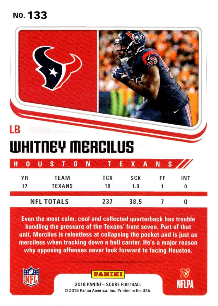 2018 Score Red Whitney Mercilus