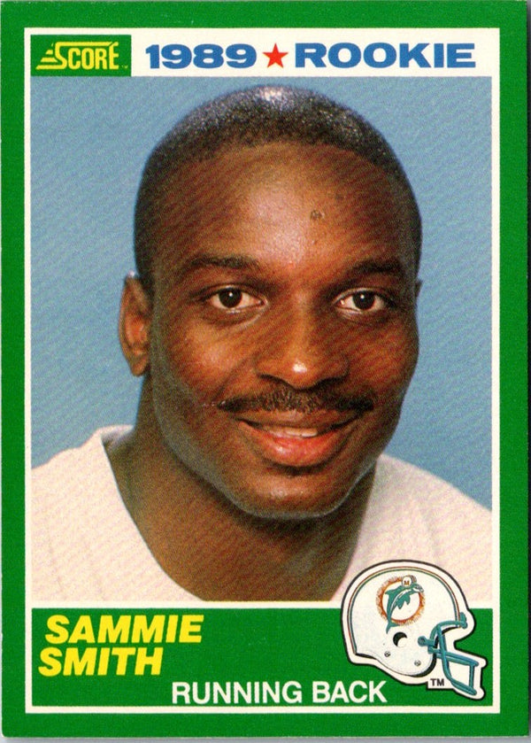 1989 Score Sammie Smith #262 Rookie