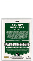 2021 Donruss Holo Blue Dansby Swanson #66