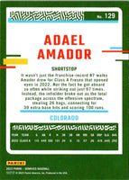 2023 Donruss Holo Blue Adael Amador #129