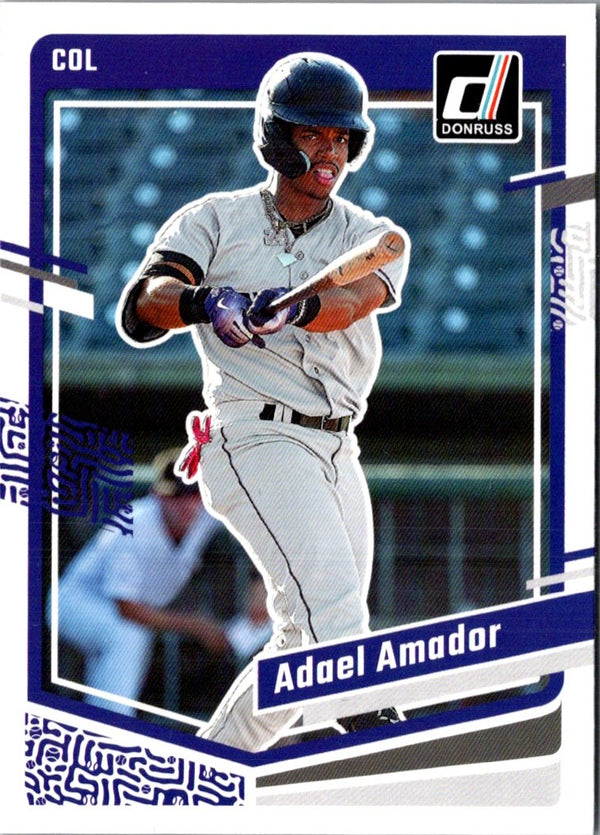 2023 Donruss Holo Blue Adael Amador #129