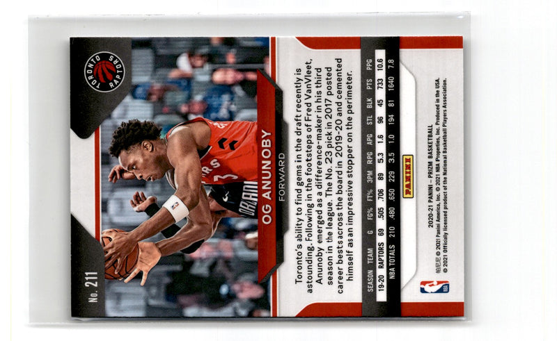 2020 Panini Prizm OG Anunoby