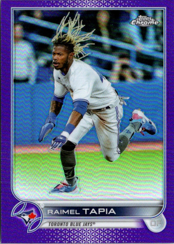 2022 Topps Chrome Update Purple Refractor Raimel Tapia #USC151