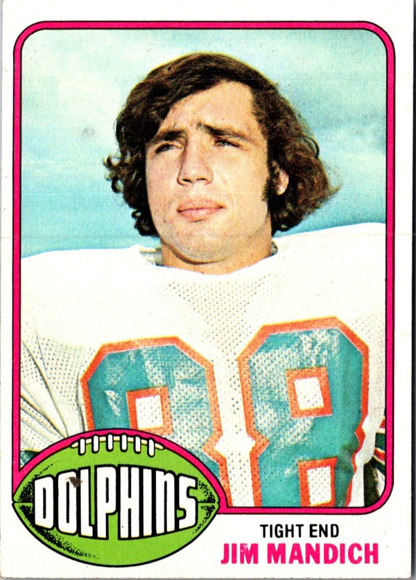 1976 Topps Jim Mandich #154