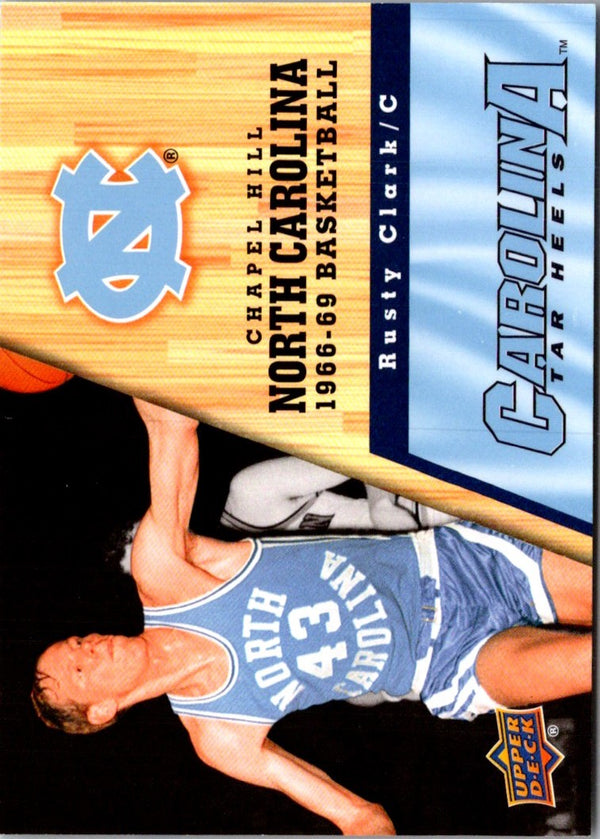 2010 Upper Deck North Carolina Rusty Clark #17